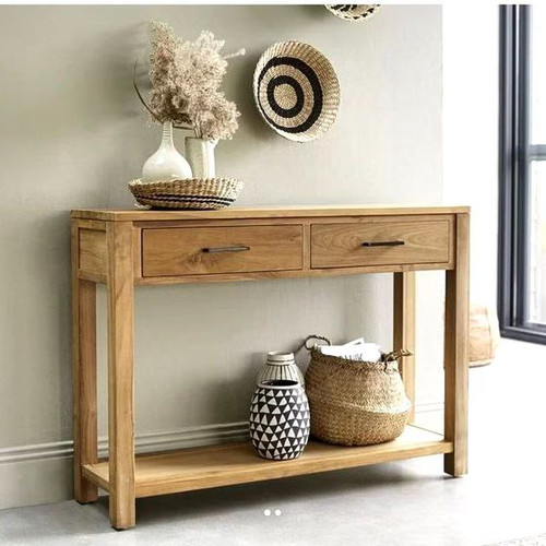 کنسول چوبی پایه دار مینیمال طراحی ساده و کاربردی