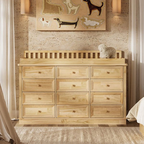 دراور چوبی۱۲کشو باطراحی تمام چوب و دکوراتیو