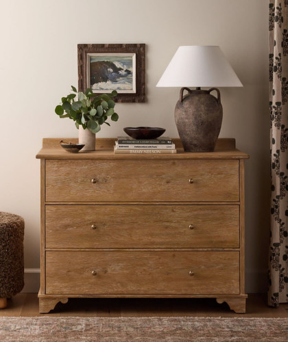 دراور چوبی ۳کشو دکوراتیو و وینتیج