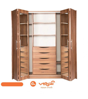 کمد لباس چهار در ریلی/طراحی مینیمال و جدید